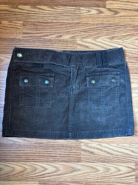 Y2K Brown Corduroy Abercrombie and Fitch Skirt